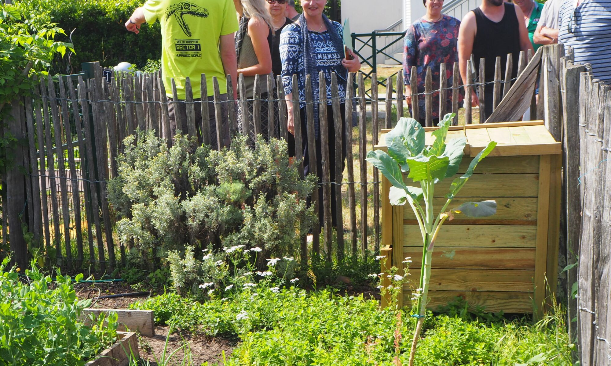 Remise de 13 composteurs aux Jardins Familiaux d'Audenge