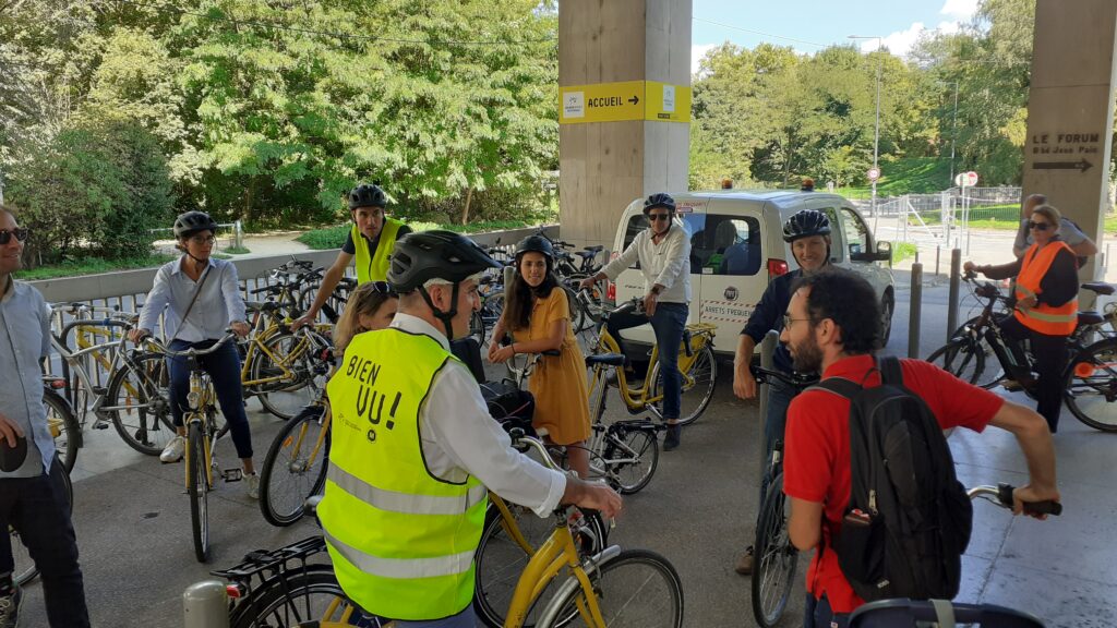 Visite à Grenoble sur la mobilité active - COBAN
