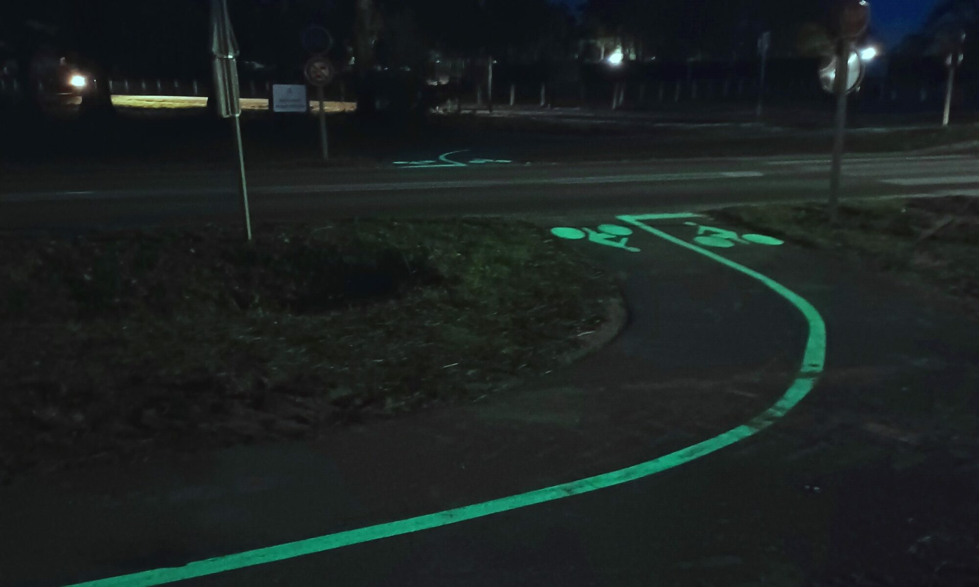Visuel actu Piste cyclable COBAN avec LuminoKrom