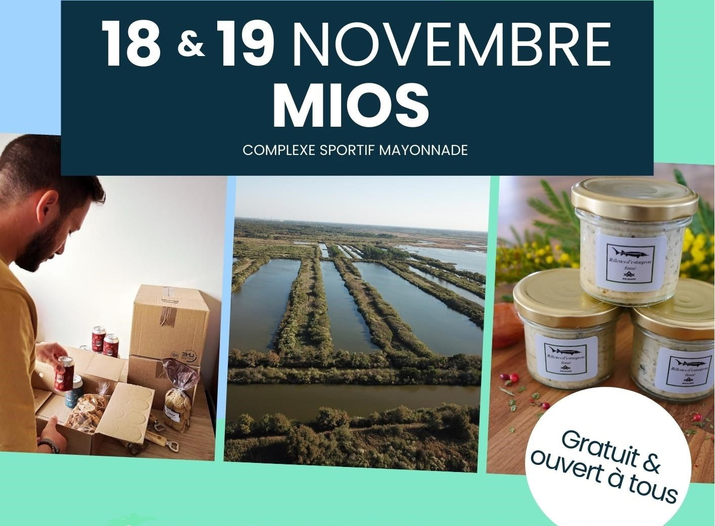 Salon Tous Bassin à Mios samedi 18 et dimanche 19 novembre 2023 au Complexe Sportif Mayonnade à Mios - Visuel Actu
